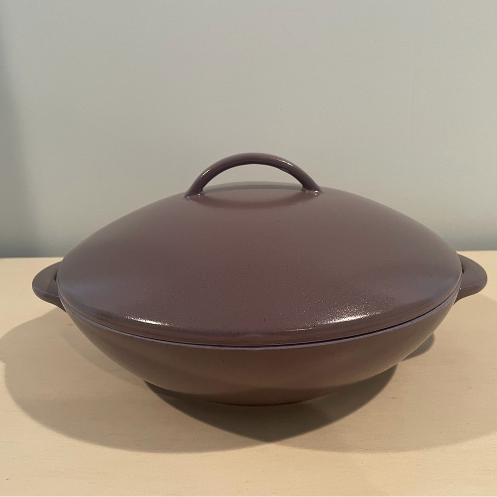 Calvin Klein Khaki Collection Cargo Plum 10.5" Covered Casserole NEW